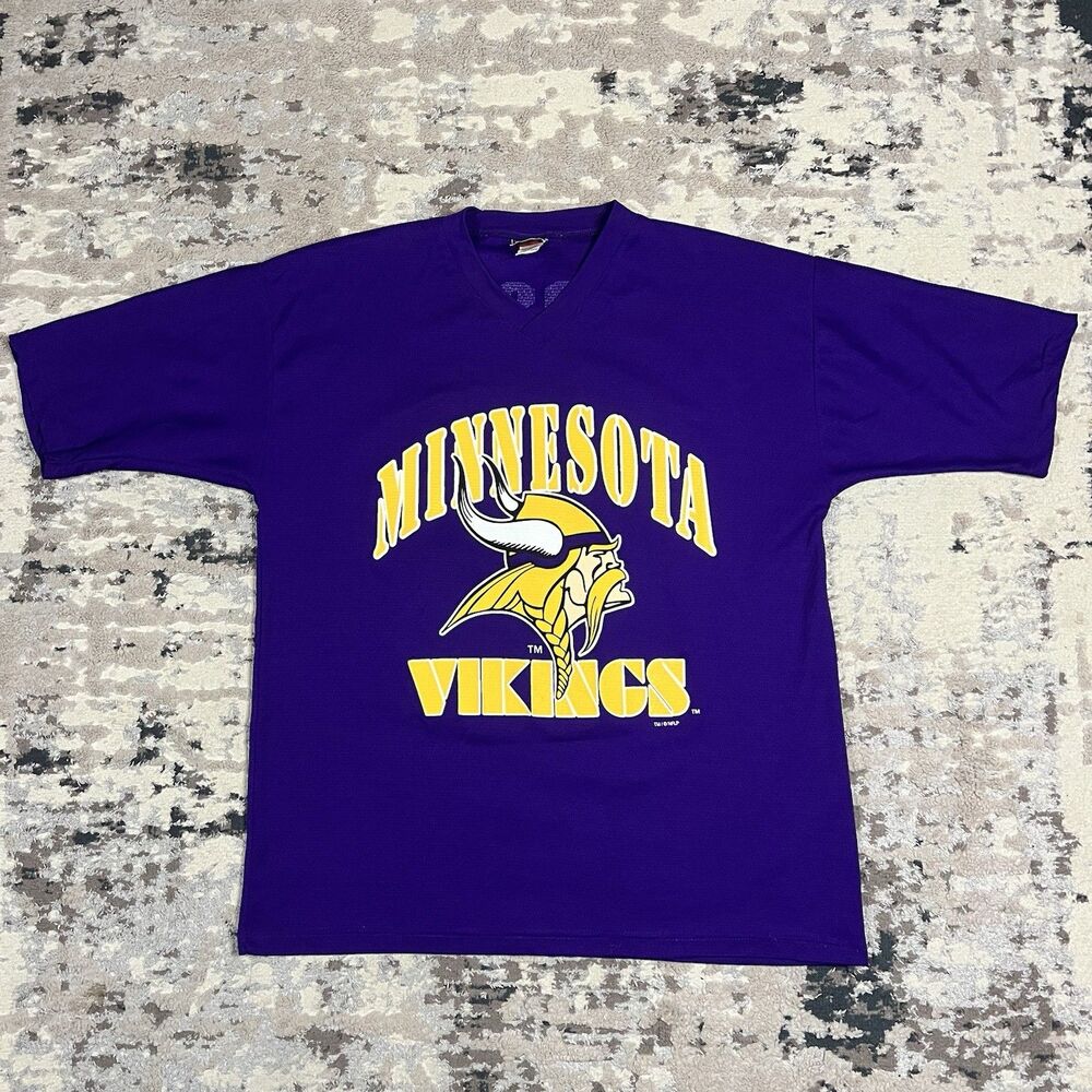 Vintage Minnesota Vikings Jersey Adult Large Purple Randy Moss #84 Football 90s